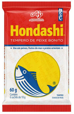 Tempero à Base De Peixe Hondashi Pacote 60g 6 Unidades