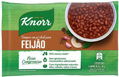Tempero Pó Para Feijão Knorr Pacote 48g 6 Unidades