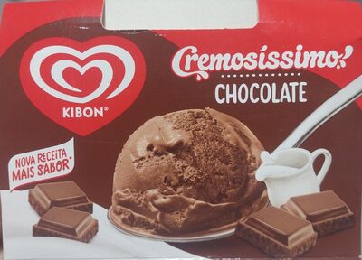 Sorvete Chocolate Kibon Cremosíssimo Pote 1,5l