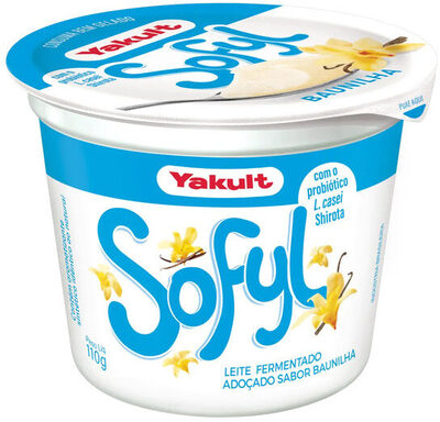 Leite Fermentado Baunilha Yakult Sofyl Pote 110g front packaging