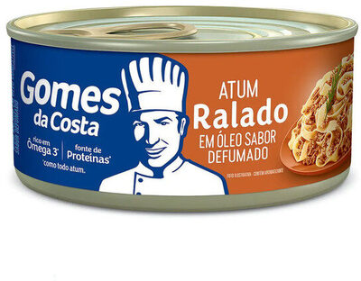 Atum Ralado Em óleo Defumado Gomes Da Costa Lata 130g