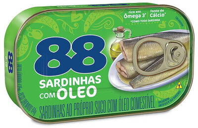 Sardinha Com óleo 88 Lata 84g