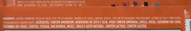 Chocolate com amendoim - Neugebauer - Neugebauer - Neugebauer ingredients label