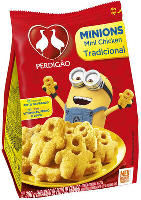 Empanado De Frango Tradicional Minions Perdigão Mini Chicken Pacote 300g