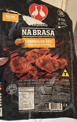 Coxinha Da Asa De Frango Temperada Molho Mostarda Perdigão Na Brasa 800g