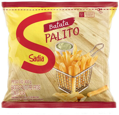 Batata Pré Frita Palito Congelada Sadia Pacote 400g