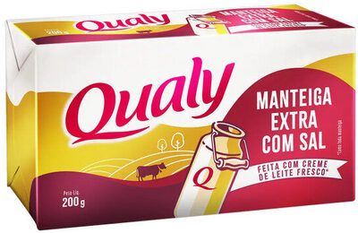 Manteiga Extra Com Sal Qualy 200g