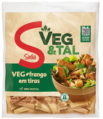 Frango Vegetal Em Tiras Sadia Veg Tal Pacote 300g