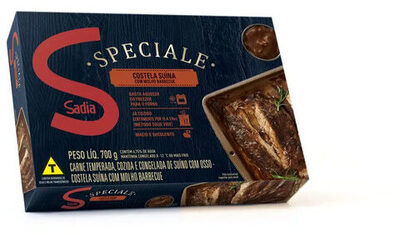 Costela De Carne Suína Com Molho Barbecue Sadia Speciale Caixa 700g