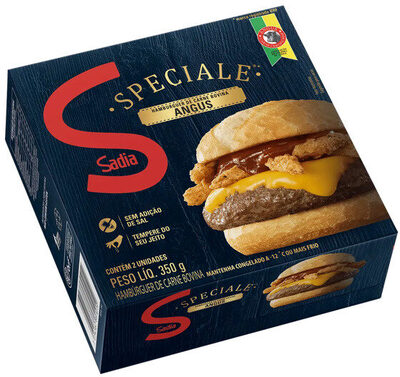Hambúrguer De Carne Bovina Angus Sadia Speciale Caixa 350g 2 Unidades