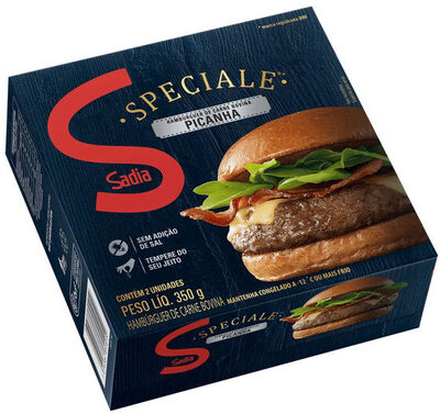 Hambúrguer De Carne Bovina Picanha Sadia Speciale Caixa 350g 2 Unidades