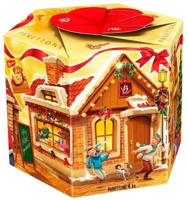 Panettone Bauducco Caixa 4kg front packaging