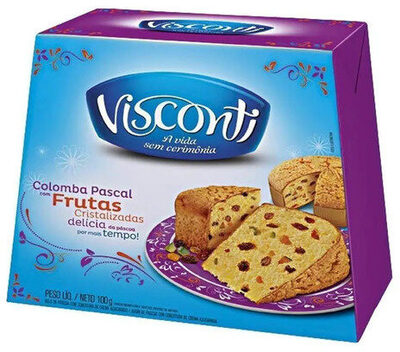 Mini Colomba Visconti Frutas Tradicional 100gr front packaging