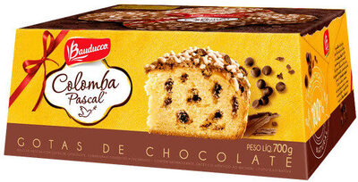 Bolo De Páscoa Com Gotas De Chocolate Bauducco Chocolomba Caixa 700g