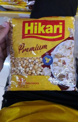 Hikari pipoca premium 500g front packaging