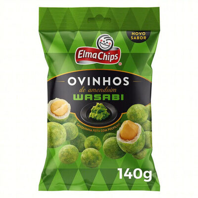 Ovinhos De Amendoim Wasabi Elma Chips Pacote 140g