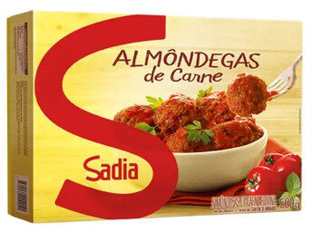 Almôndega De Carne Bovina Sadia Caixa 500g 20 Unidades