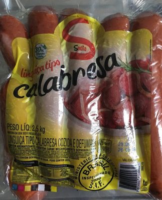 Linguiça Calabresa front packaging