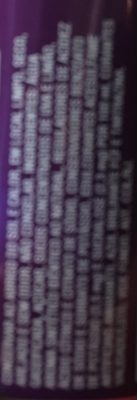 Fanta sabor uva ingredients label