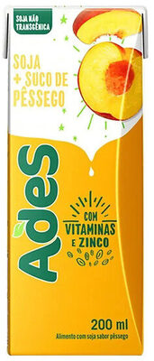 Bebida à Base De Soja Pêssego Ades Caixa 200ml