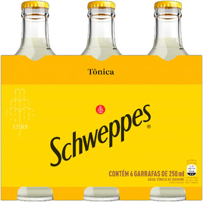 água Tônica Schweppes Garrafa 250ml