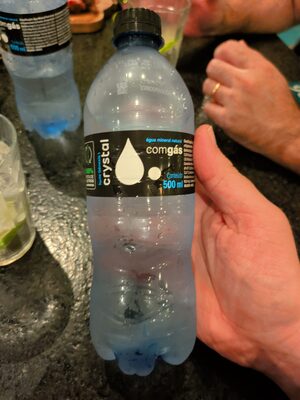 AGUA MIN CRYSTAL C/GAS 50OML