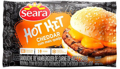 Sanduíche Hot Hit Seara Cheddar Burguer