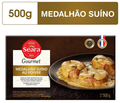 Medalhão De Carne Suína Au Poivre Seara Gourmet Caixa 500g