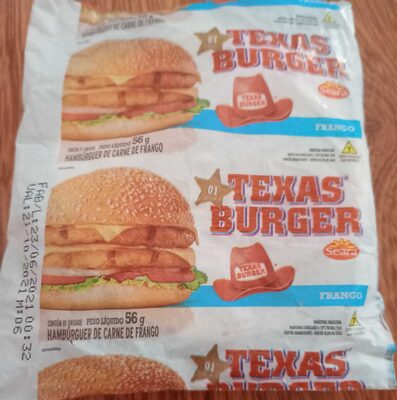 Hamburger de carne de frango