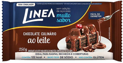 Chocolate Ao Leite Uso Culinário Linea Pacote 250g
