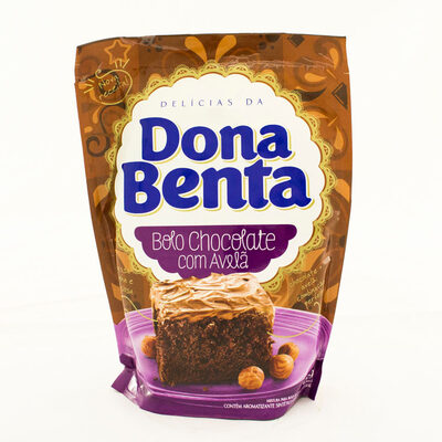 Mistura Para Bolo Chocolate Com Avelã Dona Benta Sachê 450g