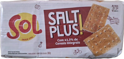 Biscoito Salgado Integral Salt Plus!