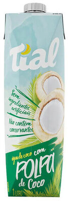 água De Coco Padronizada Com Polpa De Coco Tial Caixa 1l