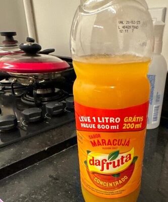 Suco concentrado de maracujá