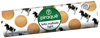 Biscoito Leite Maltado Light Piraquê Pacote 160g