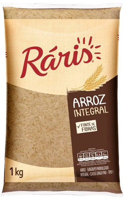 Arroz Parboilizado Tipo 1 Integral Ráris Pacote 1kg