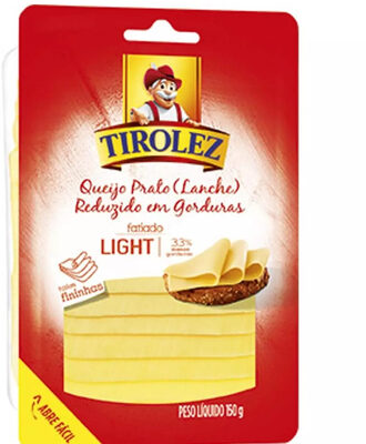 Queijo Prato Fatiado Light