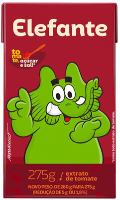 Extrato De Tomate Elefante Caixa 275g