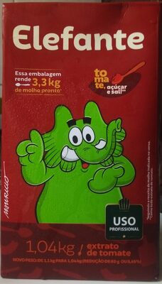 Extrato de Tomate Elefante 1,04Kg