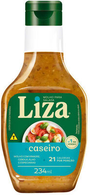 Molho Para Salada Caseiro Liza Squeeze 234ml