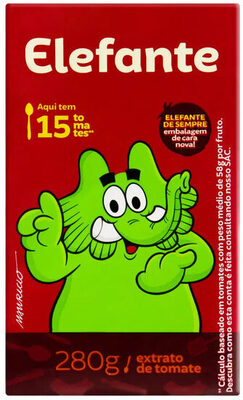 Extrato De Tomate Elefante Caixa 275g