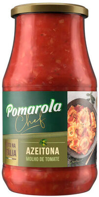 Molho De Tomate Com Azeitona Pomarola Chef Vidro 420g