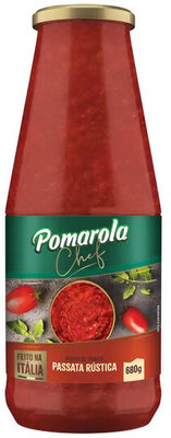 Molho De Tomate Passata Rústica Pomarola Chef Vidro 680g