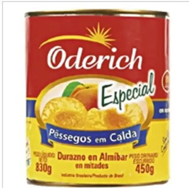 Pêssego Oderich Metades front packaging