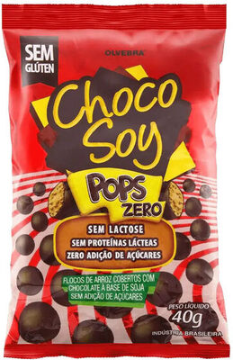 Chocolate Chocolateosoy Pops Zero front packaging