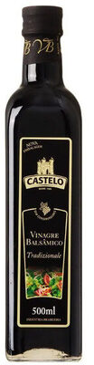 Vinagre Balsâmico Castelo Tradizionale Vidro 500ml