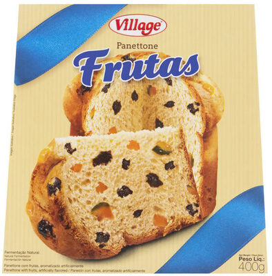 Panettone Com Frutas Village Caixa 400g