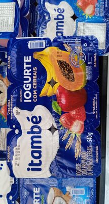 Iogurte com Cereais Morango Vitamina Banana