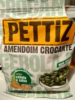 Pettiz amendoim crocante 150g front packaging