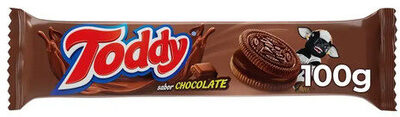 Biscoito Chocolate Recheio Chocolate Toddy Pacote 100g